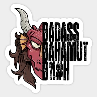 Badass Bahamut B?!#H Sticker